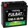 Akumulator Fulbat 12N5.5-4A/4B GEL 12V 5.8Ah 55A L+